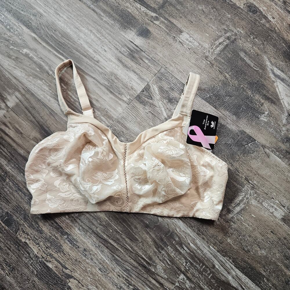 Wacoal Awareness Bra 42DD Nude Wire Free Full Coverage Comfort 85276 NWT